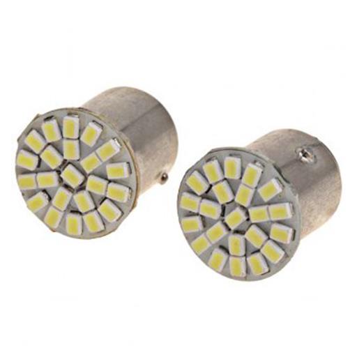 Автолампа Т20 - 12V 22х3020 2х конт.