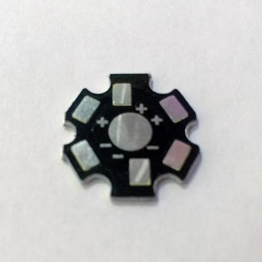 Алюминиевая плата PCB круглая (1x1-3W)