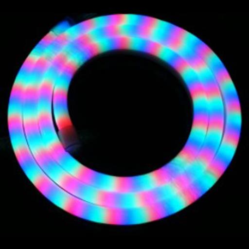 FLEX неон (гибкий неон)  220V  3.2-4W/м  88 светод./м (RGB)