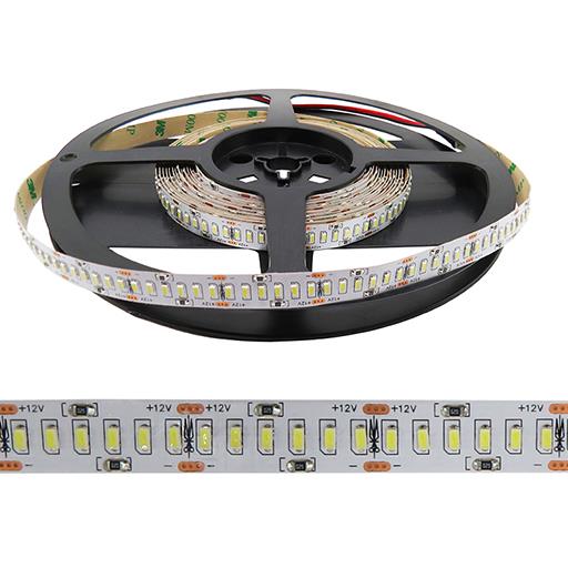 Светодиодная лента 12V 3014 CW 240 светод./м  24W   IP-33  (Холодный белый)