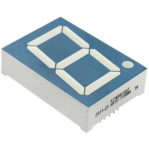Индикатор 1-разрядный 7-сегментный   SA15-11SRWA QA KINGBRIGHT