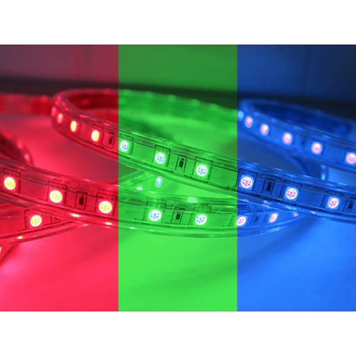 Светодиодная лента 220V 5050 RGB 60 светод./м  14.4W   IP-67  (RGB)