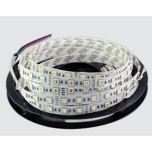 Светодиодная лента 12V 5050 RGBW 60 светод./м 19.2W IP-33 (RGB+Нейтральный белый в одном чипе, 4.8W