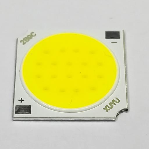 Светодиод  9W NW COB 300mA 27-29V 19*19мм Sanan 15*30mil double chips (Нейтральный белый)