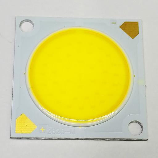 Светодиод 20W NW COB 600mA 30-32V 28*28мм Epistar 17*34mil double chips (Нейтральный белый)