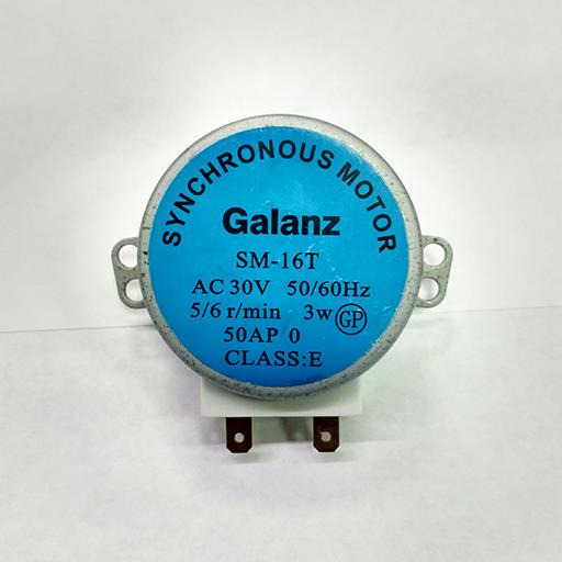 Мотор тарелки СВЧ печи (30v) SM-16T  5/6 RPM  3W