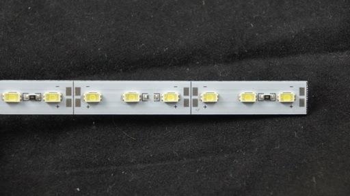 12V 5630 CW  72  светод./м 22W алюминиевая линейка IP-33  (Холодный белый)