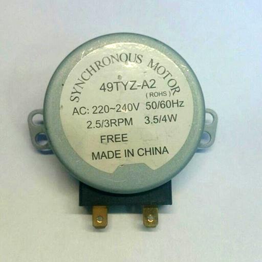 Мотор тарелки СВЧ печи (220v) 49TYZ-A2  2.5/3 r/min
