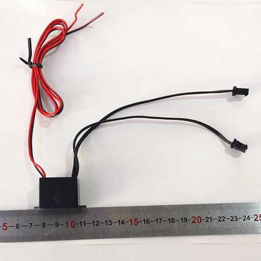 Драйвер для неона  El wire DC12V  2 вывода до 3м IP-67