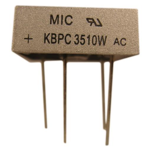 Диодный мост KBP3510W 35.0A/1000V  (кругл. вывод)