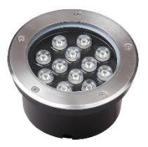 JAZZWAY  PGR R180 12W 4000K IP67  круг серый грунтовый