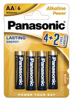 PANASONIC Alkaline LR6 6BP (4+2)