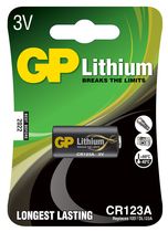 GP Lithium CR123A BP