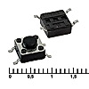 Кнопка тактовая IT-1102W (6x6x4.3)