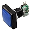 Кнопка GMSI-2B-S no(nc)+nc(no)blue 44mm