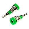 Клемма ZP007 2mm Panel-mount Socket,GREEN