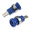 Клемма ZP017 4mm BLUE