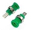 Клемма ZP017 4mm GREEN