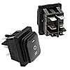 Переключатель SB090 IP65 (on)-off-(on) 22x30mm