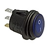 Переключатель SB040-12V BLUE IP65 on-off ф20.2mm