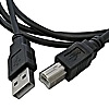 Компьютерный шнур USB-B M USB-A M 1.5m black